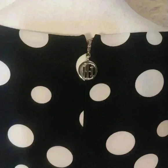 Women’s Tommy Hilfiger Short Sleeved Polka Dot Dress Wrap Size 10 - Picture 4 of 8